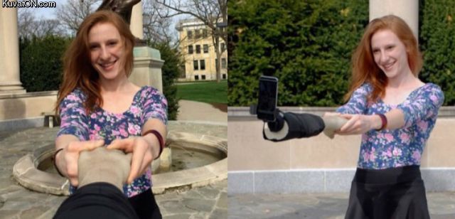 Selfie stick for singles