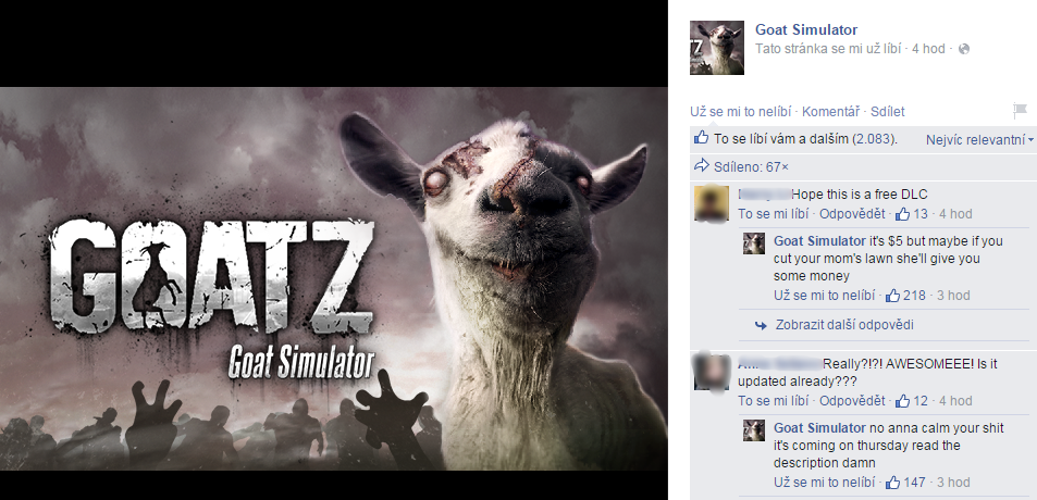 Goat Simulator devs are the best
