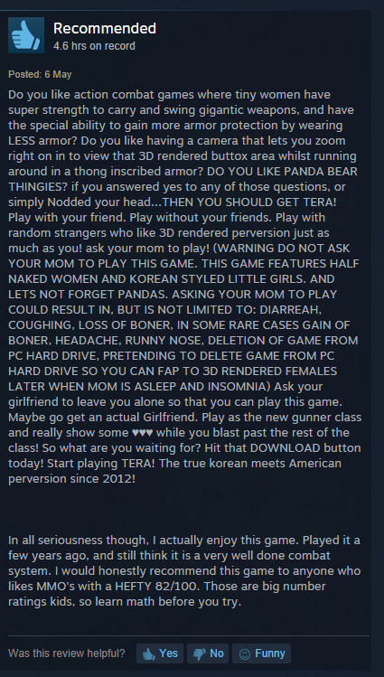 Tera reviews, Best reviews