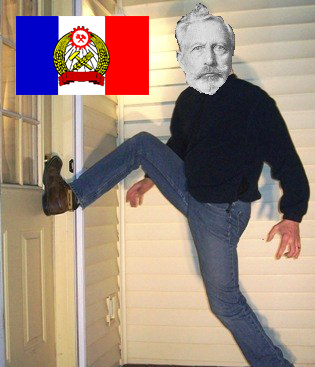 When you win the weltkrieg but communism buys a house next door