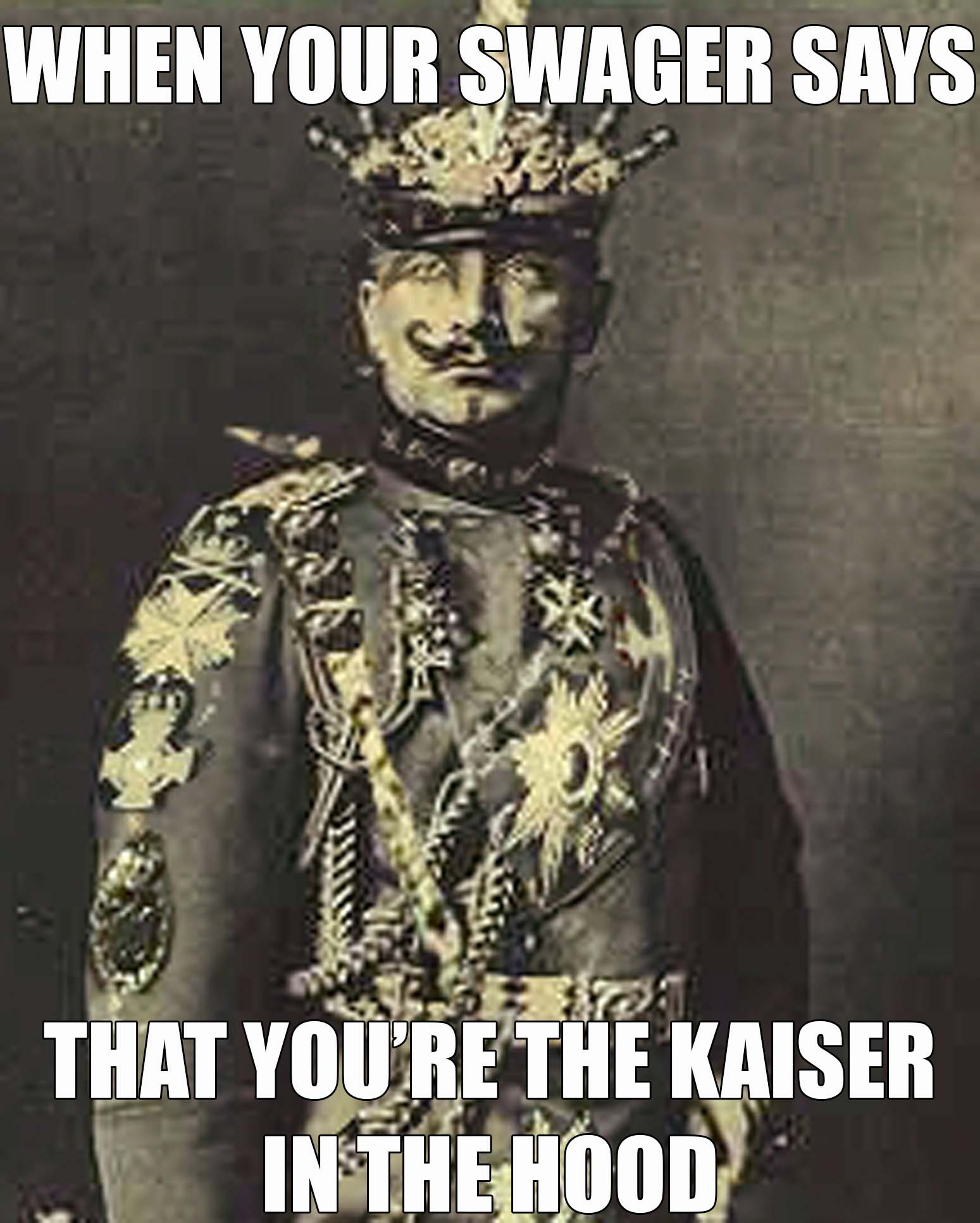getting compliments as a proud prussian