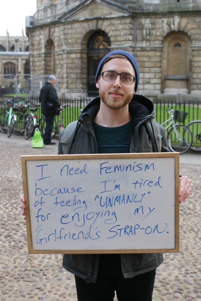 Why this man needs feminism.