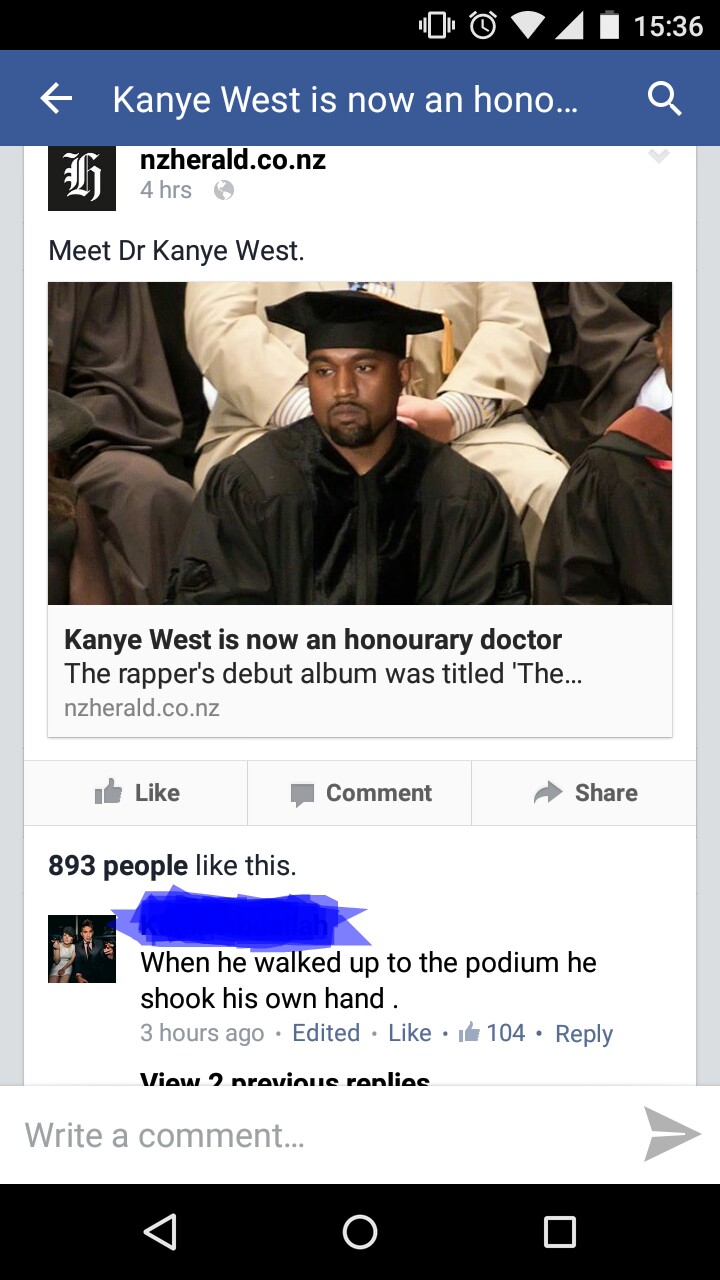 Dr. Dre ? Naw Dr. Kanye .