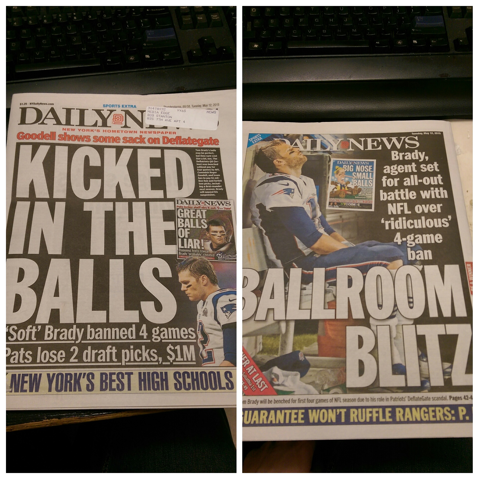 Brady's balls takes up 2 covers. Nothing on Nepal or Shell's artic drilling though.