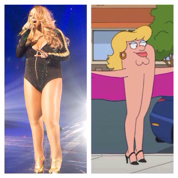 Mariah Carey looks familiar