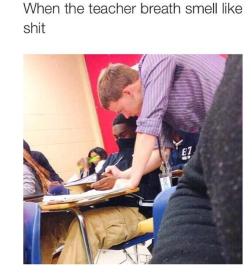 Shouldn't have asked the teacher for help