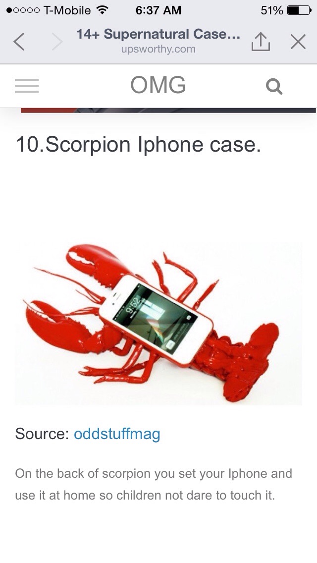 Cool scorpion caseâ€¦