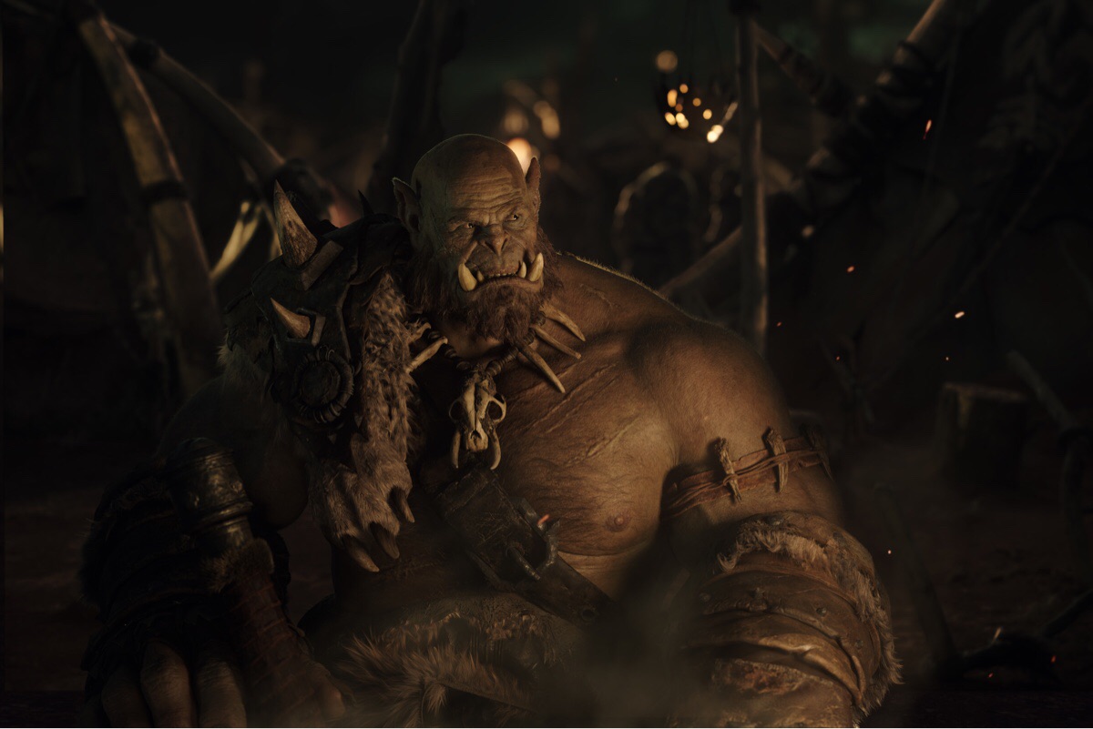 Orgrim, the orc protagonist played by Robert Kazinsky in the upcoming 'Warcraft' film