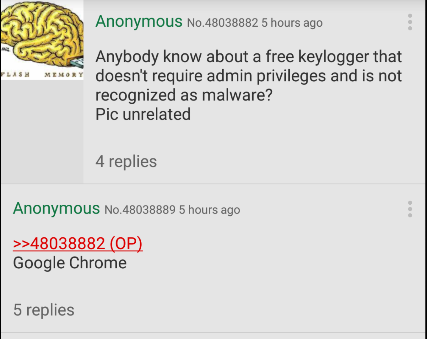 Anon recommends a keylogger