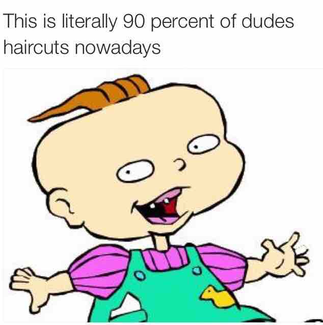 white people all about that hair cut