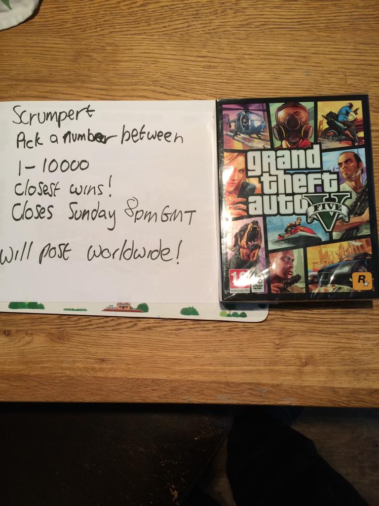 GTA V Giveaway!! Details and proof in picture!