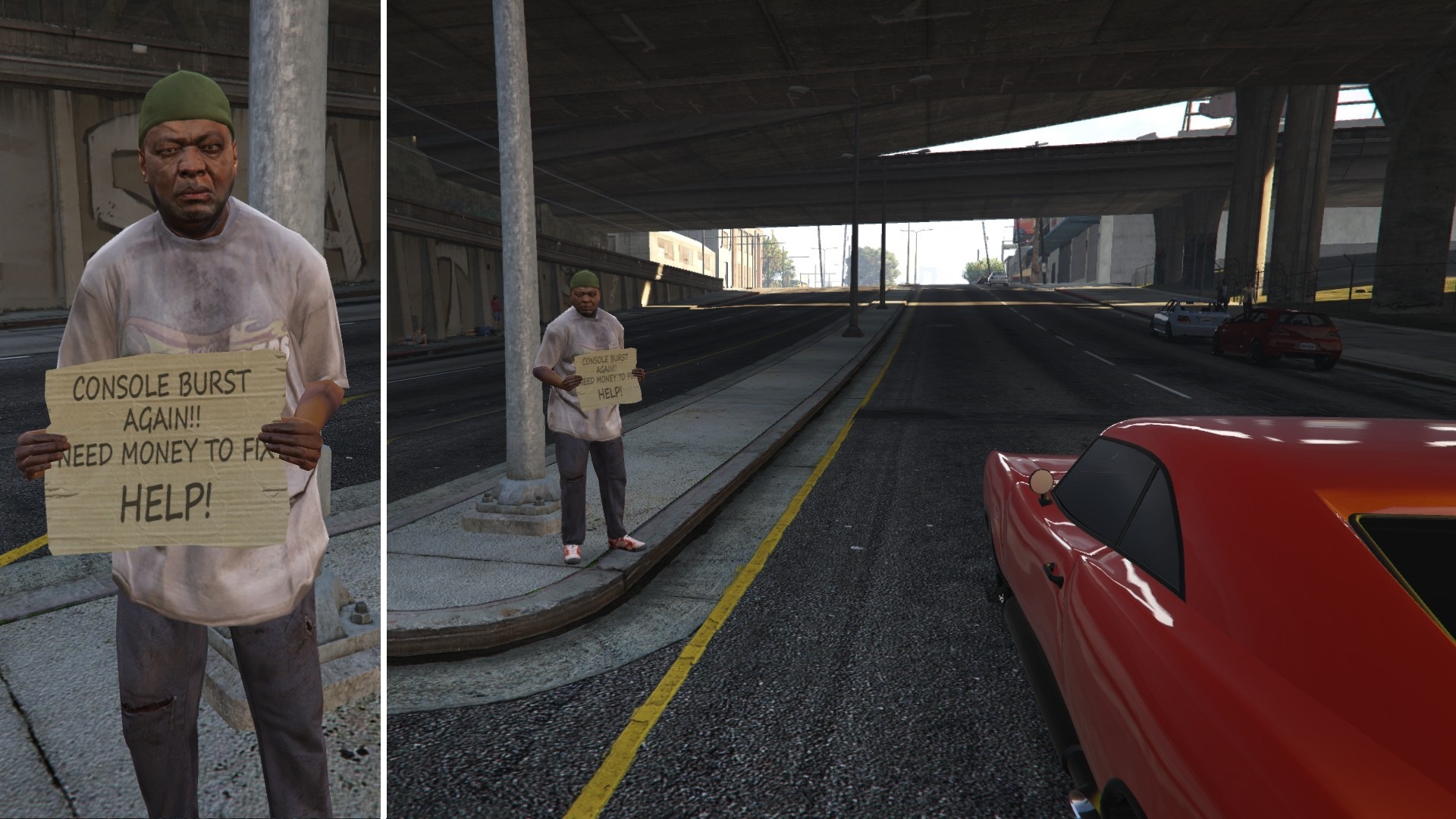 Came across this peasant in GTA Online today.
