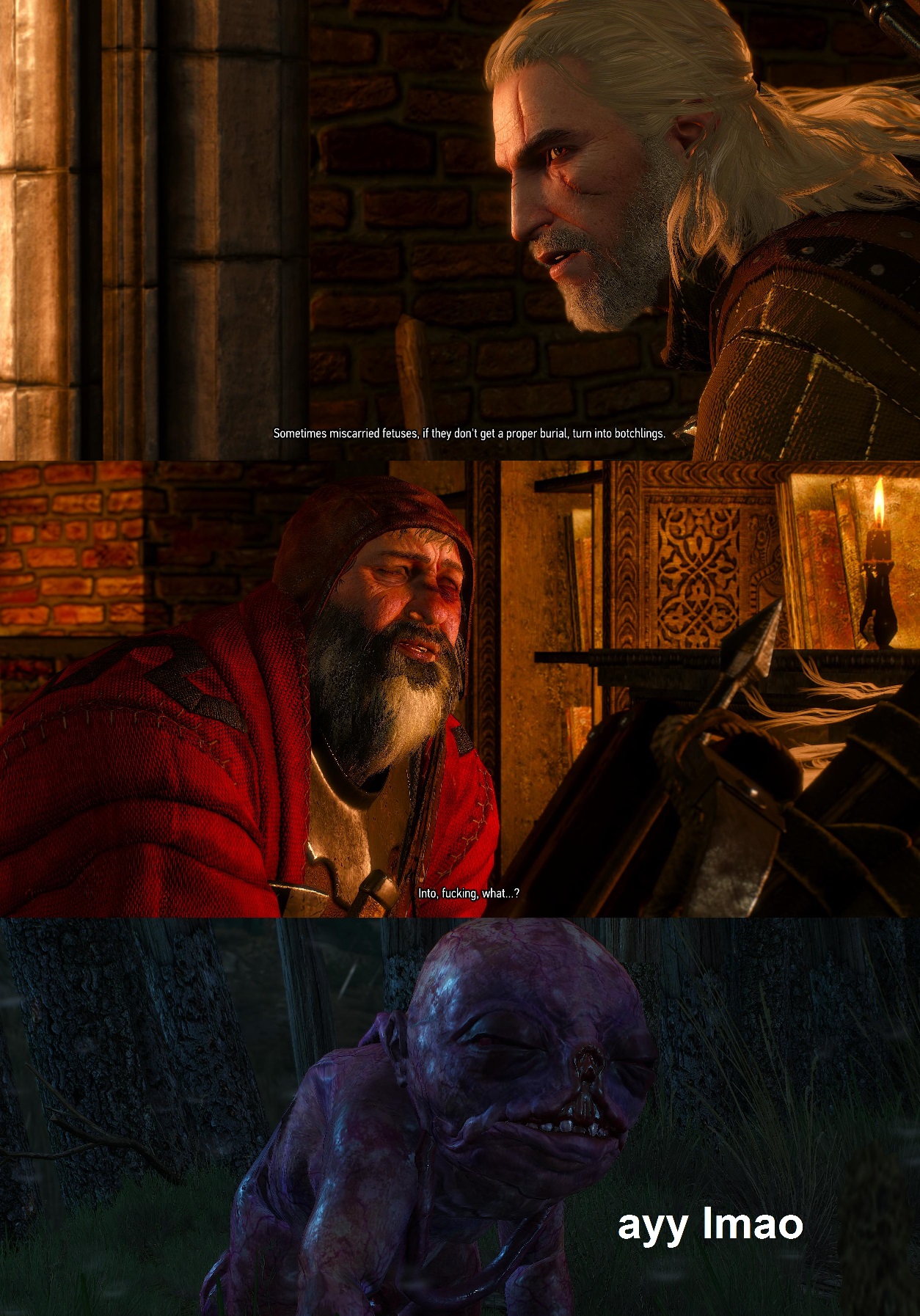 The world of The Witcher is a messed up place...
