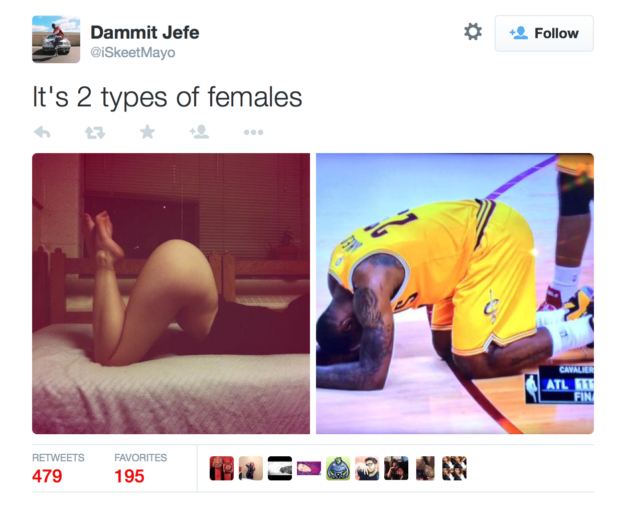 it's 2 types of females