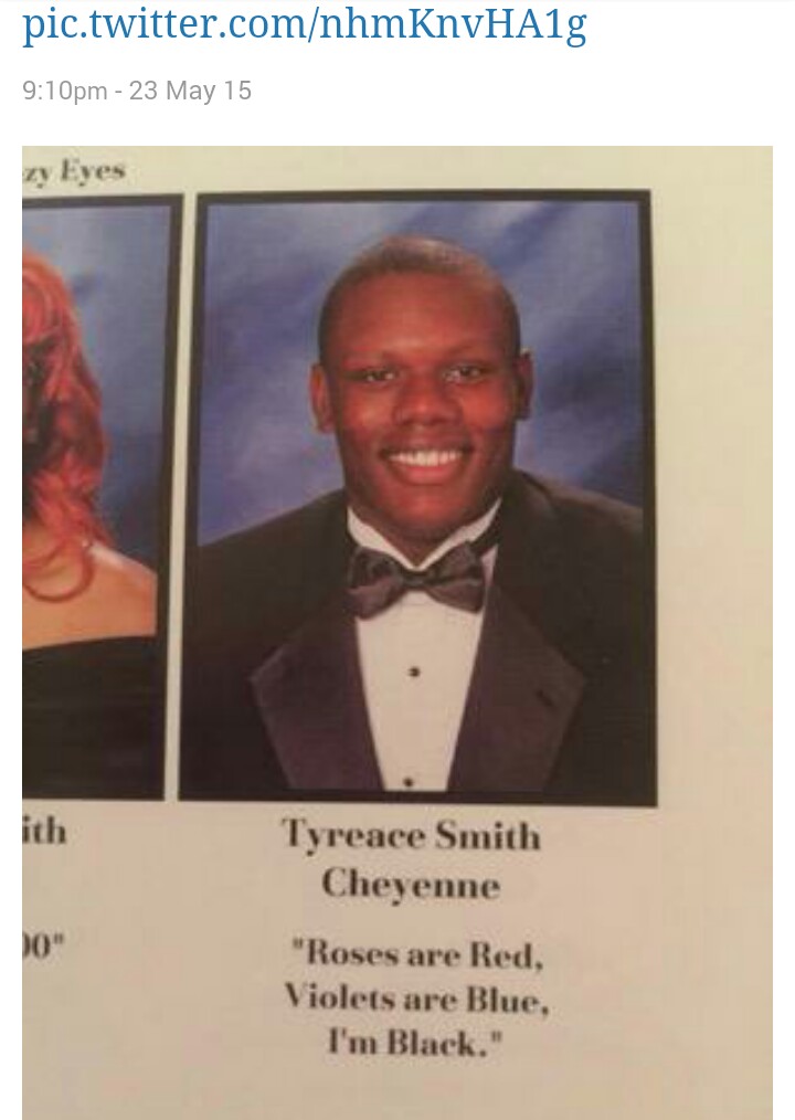 Yearbook quote.