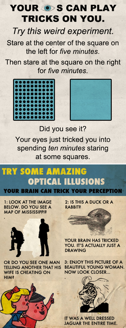 4 amazing optical illusions!