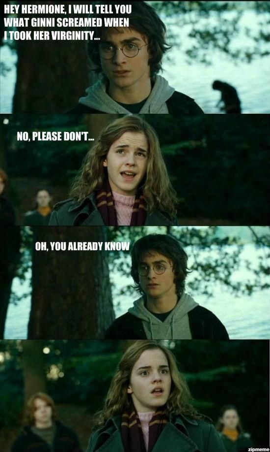 Oh Ginny told u