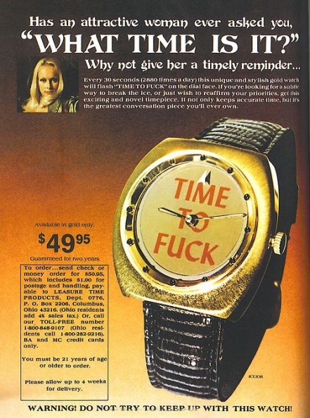 A classy old ad for a classy old watch