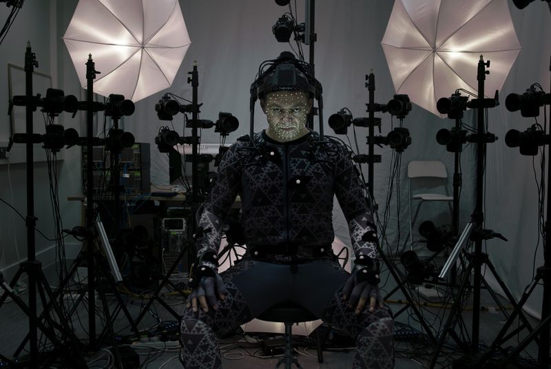 Andy Serkis is such a badass!!! In the set for the new Star Wars film!!!
