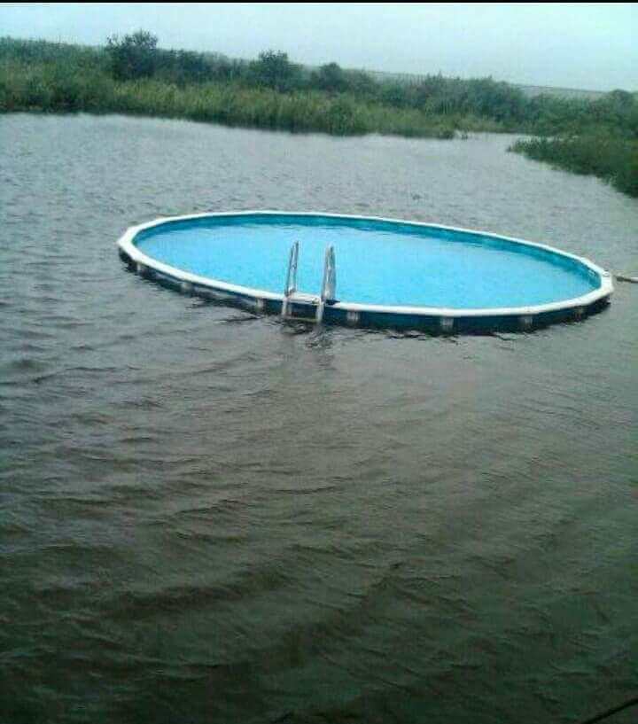 Meanwhile in Oklahoma, the pool party never ends.