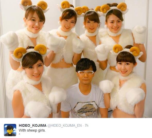 Kojima doesn't seem too fazed by his leaving Konami