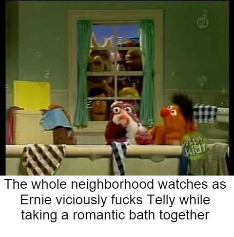 Hear that squeaking, boy? It ain't Rubber Duckie!