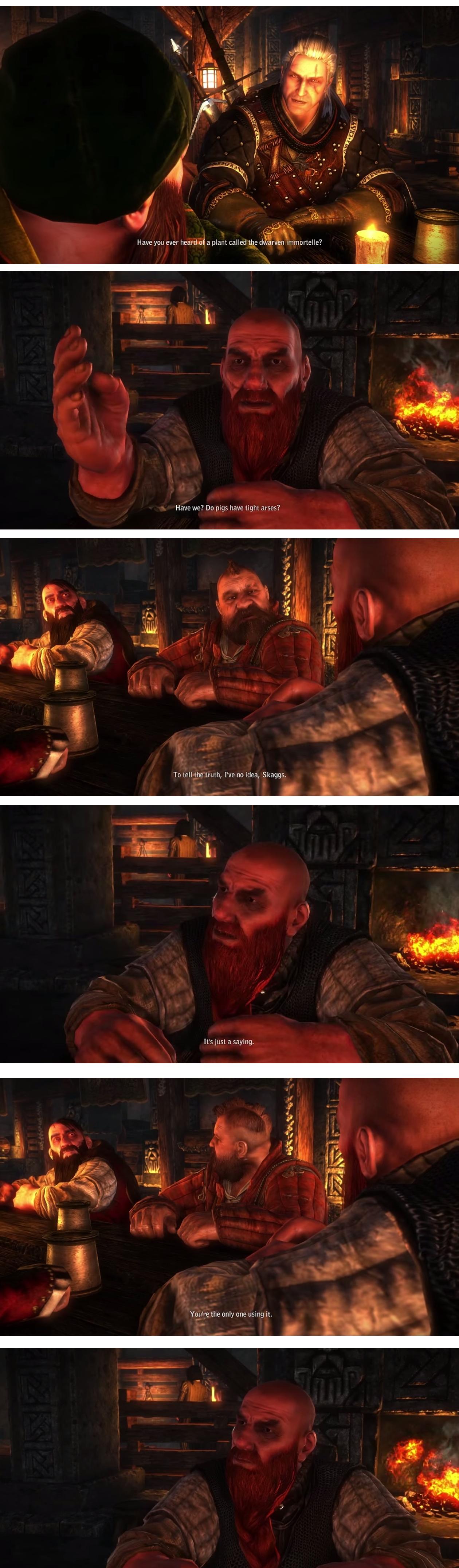 The dwarves' dialogues never fails to cheer you up