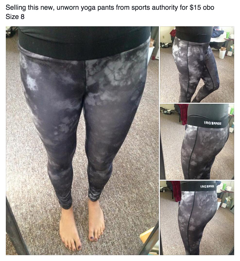 Selling Unworn Yoga Pants