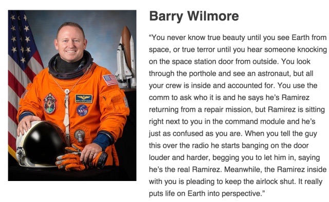 Astronaut Barry Wilmore