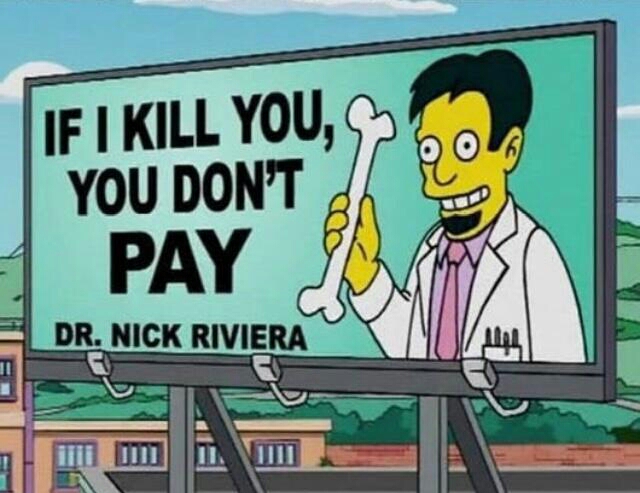Excellent advertising Dr. Nick