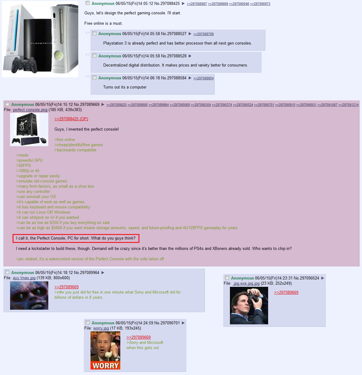 /v/ designs the perfect gaming console