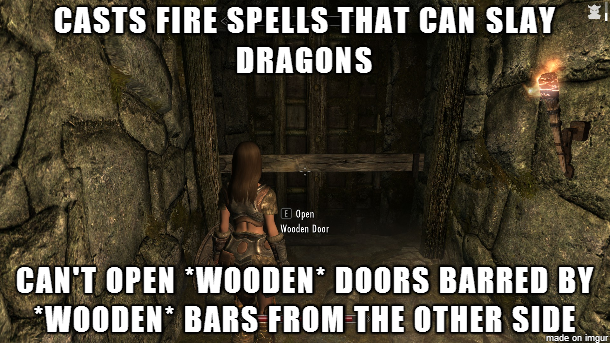 Skyrim - dungeon logic