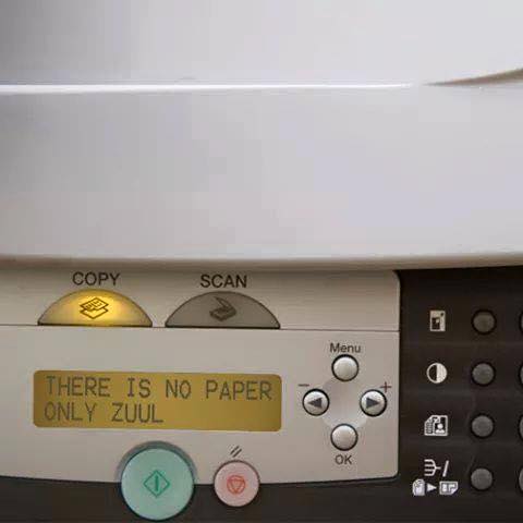 The most serious kind of paper jam