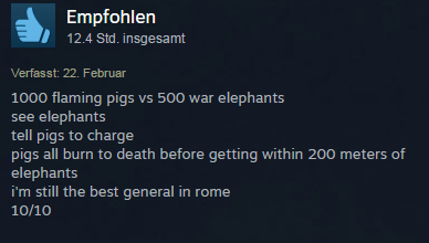 Just a Rome: Total War Steam review
