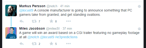 Notch & Miles Jacobson E3 predicitions. Sadly accurate.
