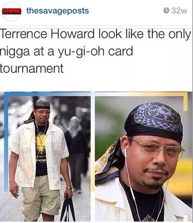 Terrence lookin like that one weird kid that ran everywhere in middle school