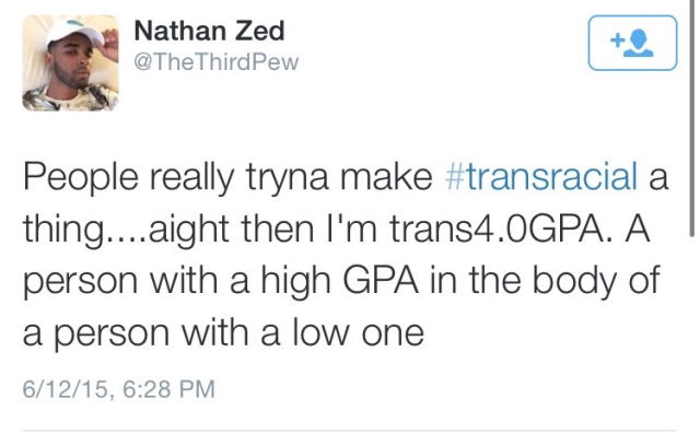 If you fail me you're oppressing me