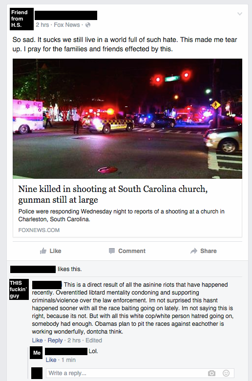 The REAL reason behind the Charleston shooting.