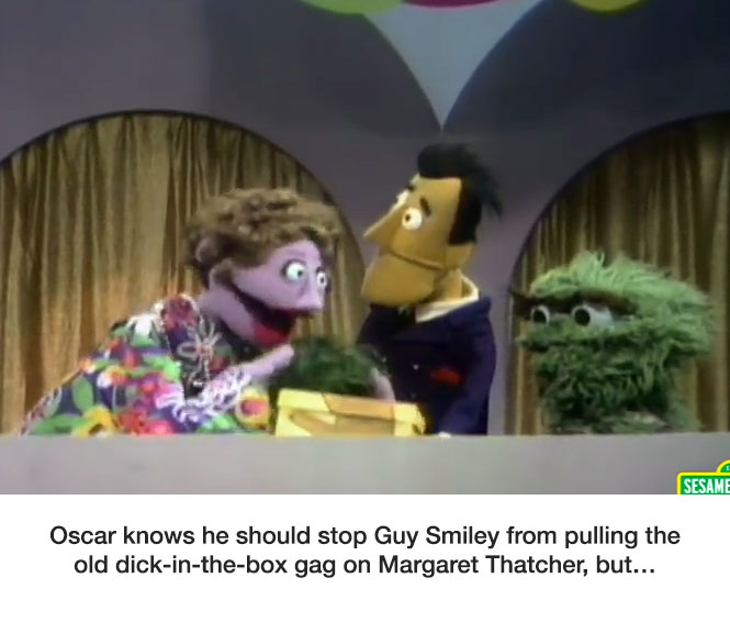 Here we see Oscar in his rare morally conflicted state.
