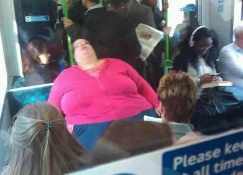A cute feminist fell asleep in the bus