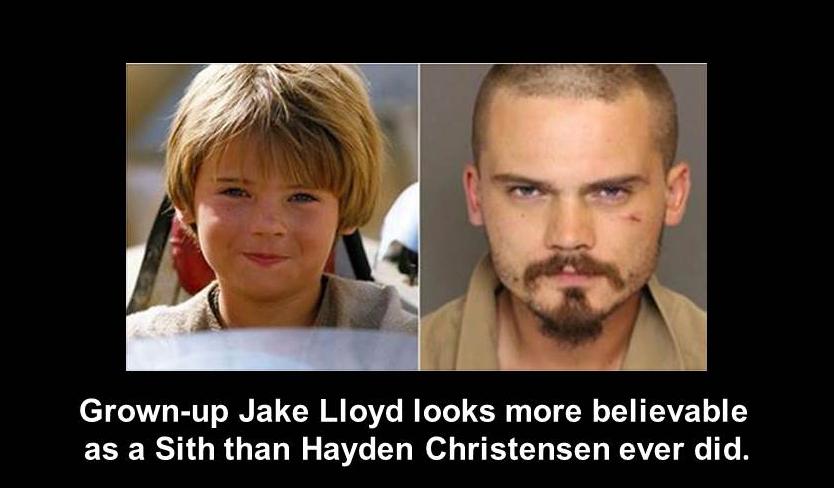 And everyone said he did a terrible job portraying Anakin...