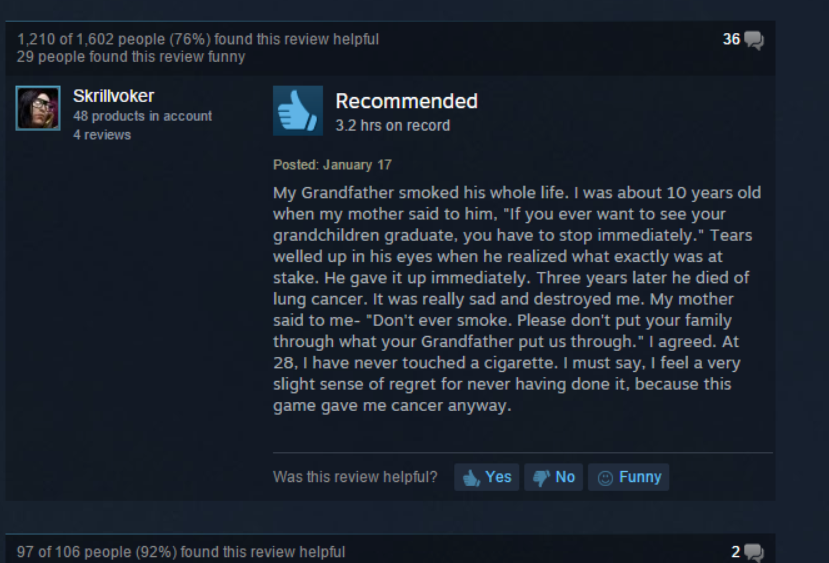 Steam reviews always need a little background.