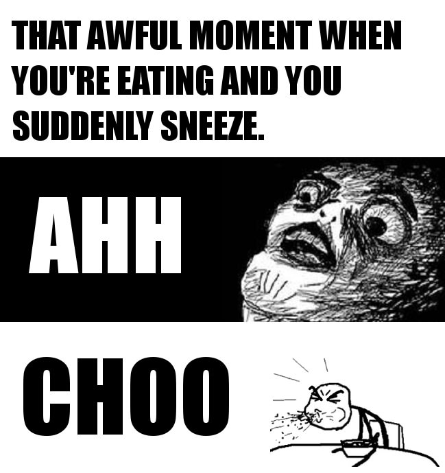 That awful moment...