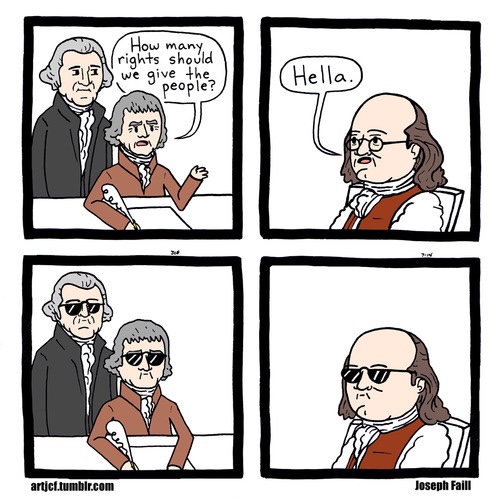 Benjamin Franklin would be proud.