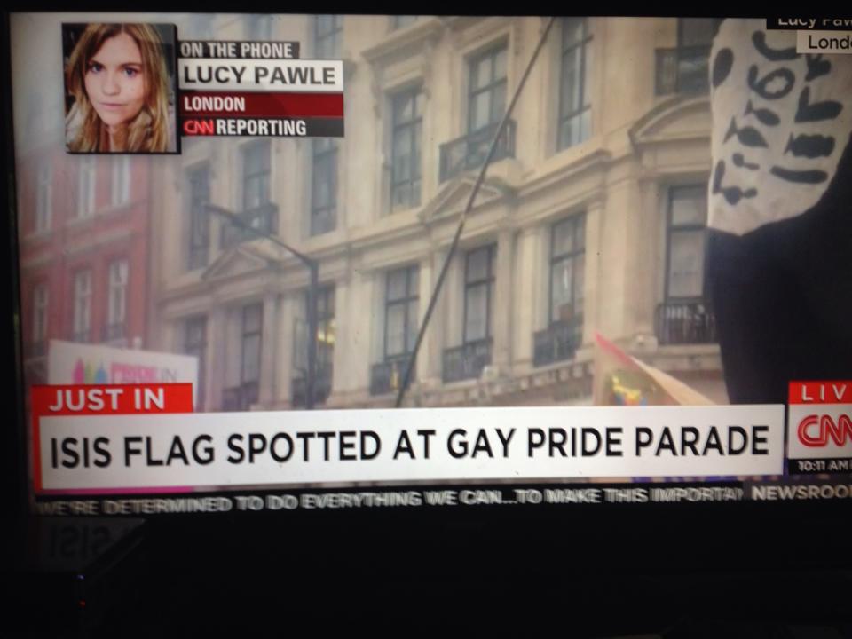 CNN's "ISIS Flag Spotted at Gay Pride Parade" consists of Butt-Plugs, Dildos, and ***-Rings