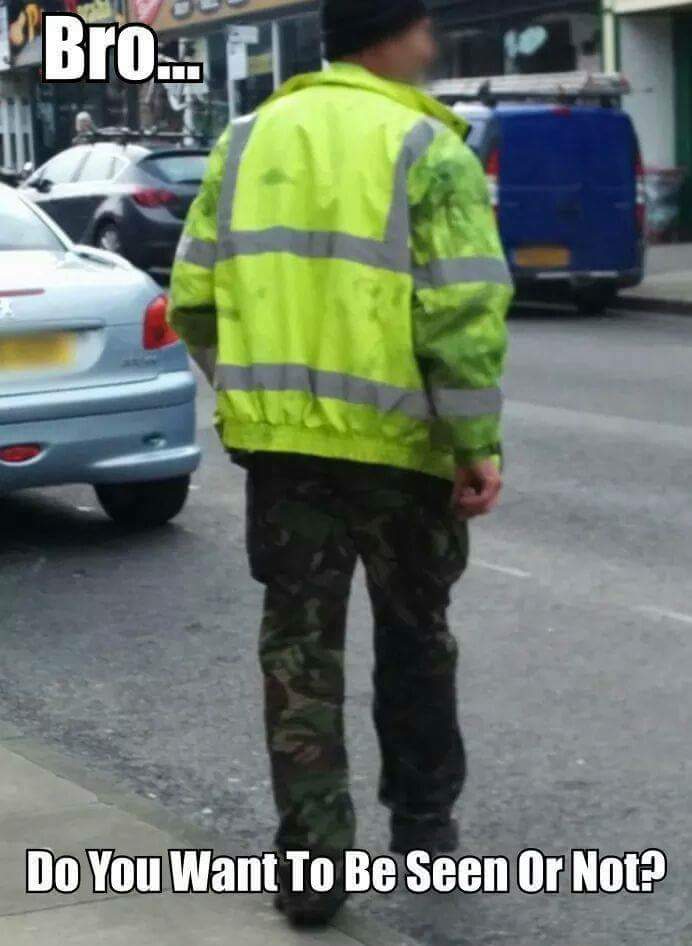Bro, do you want to be seen or not?