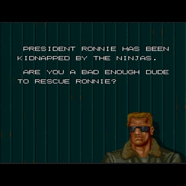 It's all the game plot I've ever needed