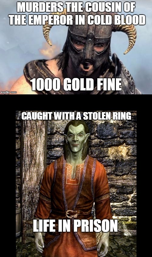 Something that always bothered me about Skyrim...
