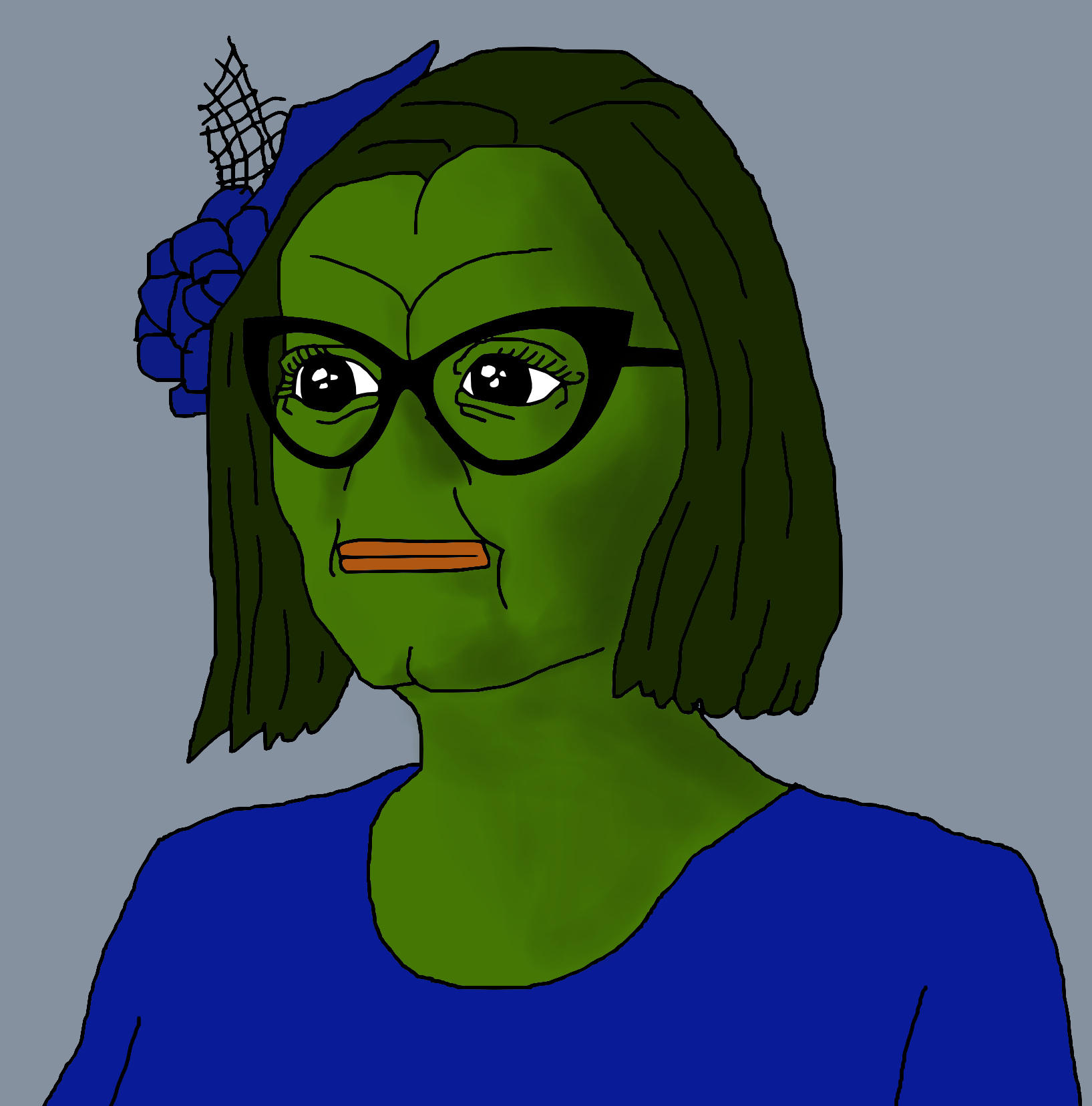 femapepe triggered by all the rare pepes