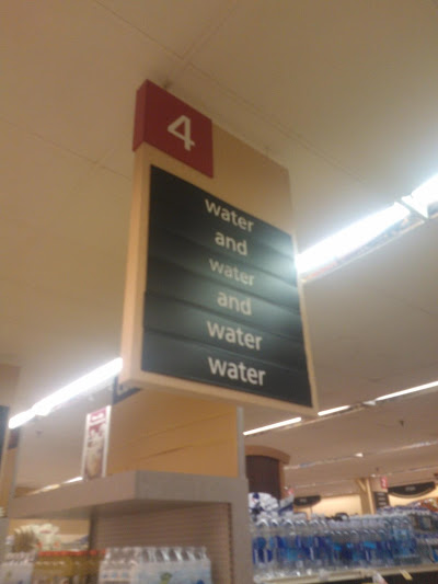 I'll go with some water water